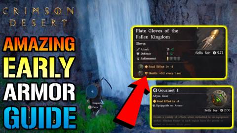 Crimson Desert: "Plate Gloves Of The Fallen Kingdom" Armo...