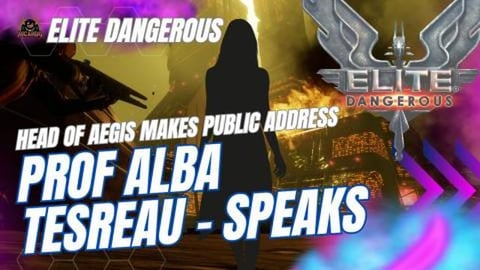 HEAD OF AEGIS MAKES PUBLIC ADDRESS Professor Alba Tesreau...