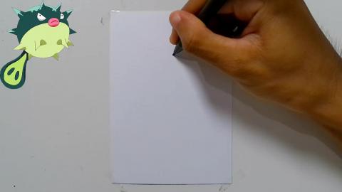 Drawing Pokemon Qwilfish