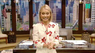 Nicolas Cage, visits 'Live With Regis And Kelly' taping out and