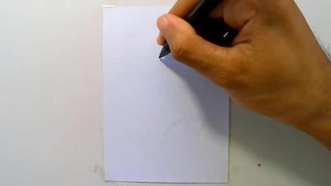 Drawing graffiti cartoon zombie running chase