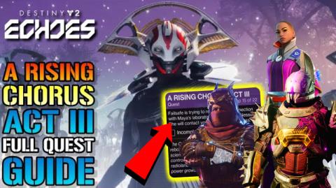 Destiny 2: "A Rising Chorus" Act 3 Steps 10-15 FULL Quest...
