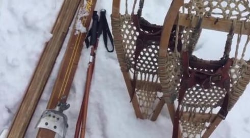 A beautiful early Winter Ski along the Rideau River in Ca...