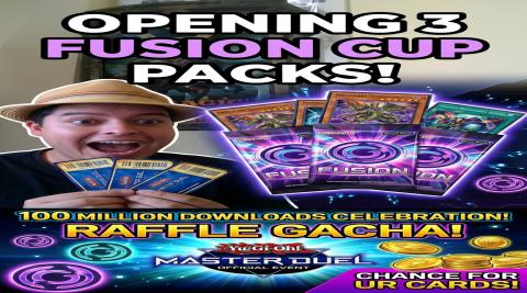 YuGiOh Master Duel Opening 3 Fusion Cup Rewards and Raffl...