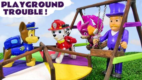 The Paw Patrol Pups have Trouble in the Playground