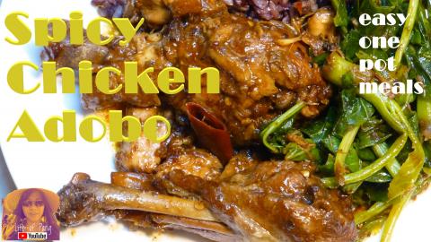 Spicy Chicken Adobo | Filipino Chicken Adobo | EASY PRESS...
