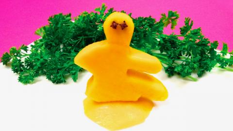 How to Make a Ninja Mango / Fun Food Ideas