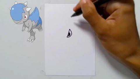 Draw Pokemon cranidos shorts