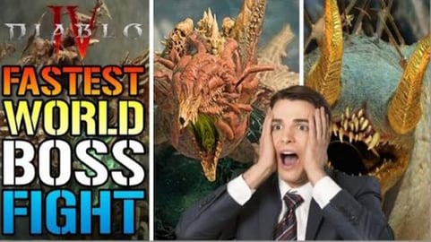 Diablo 4: Fastest World Boss Fight! Do World Bosses Need ...