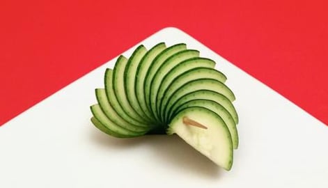 How to Make Zucchini Garnishes