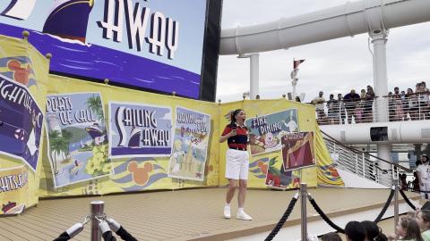 Disney Dream - Sailing Away Deck Party - 12/4/2023 - 4k
