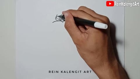 Bulldog Character Graffiti Drawing