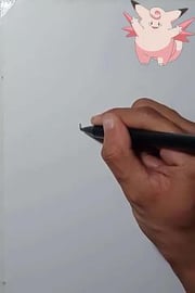 Drawing Pokemon Clefable