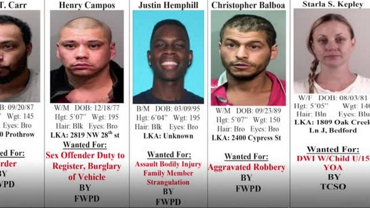 Crime Stoppers: Tarrant County's 10 Most Wanted Criminals, February 14 ...