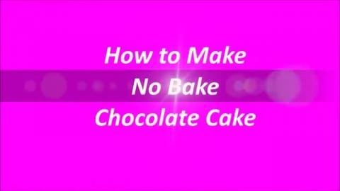 TBS3 _ No Bake Chocolate Cake Recipe