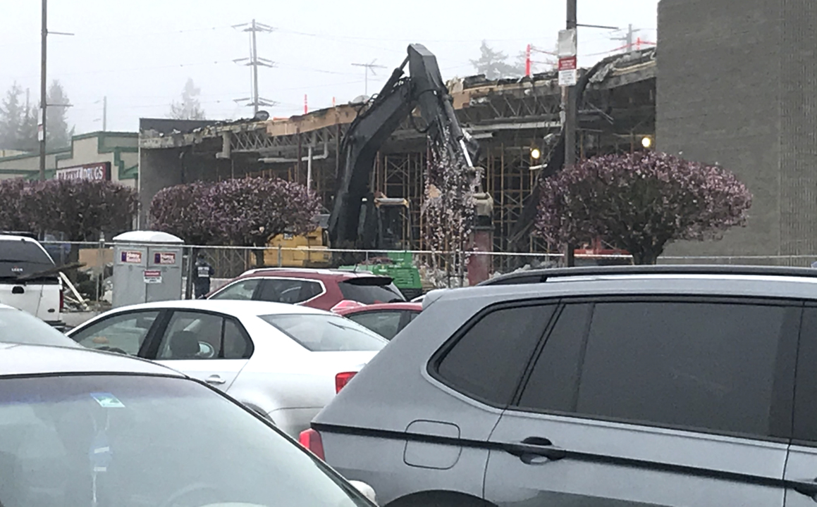 Demolition underway of old Fred Meyer in Gig Harbor News Tribune