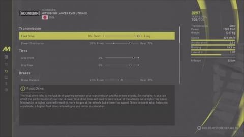 _Best_ Drift Setting_Tune Hoonigan Mitsubishi Lance Evo I...