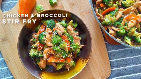 Easy Chicken Broccoli Stir Fry Recipe | One Pot Chicken B...