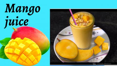How to make mango juice quickly l short video 