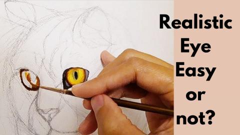 How To Paint Realistic Cat Eyes