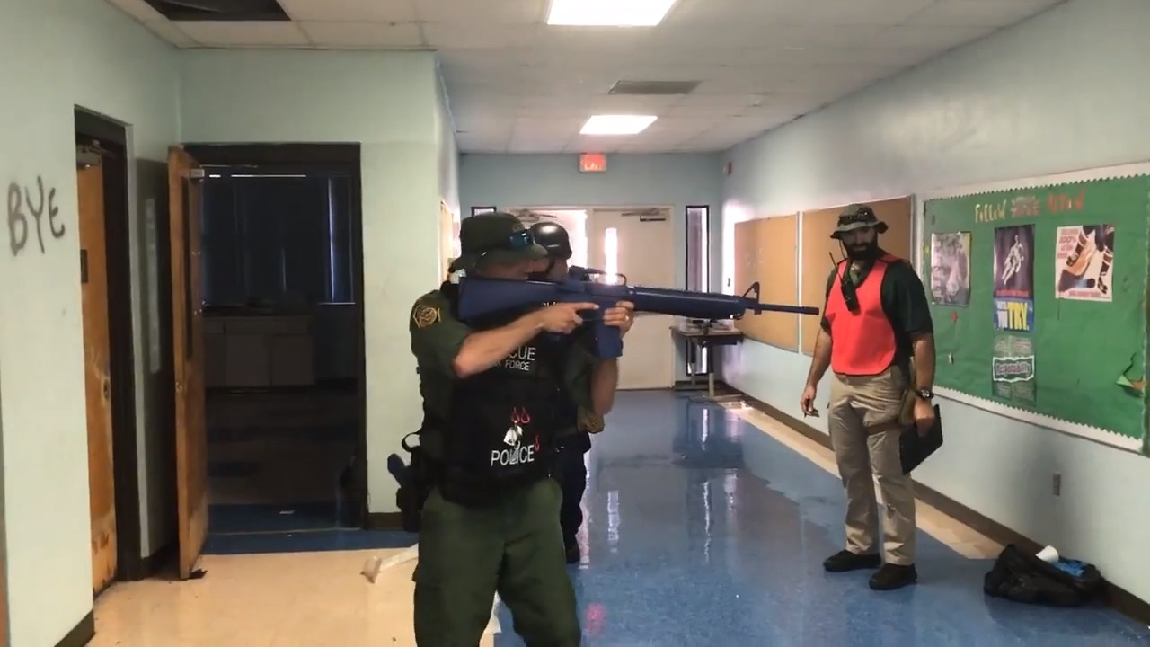 First responders participate in active school shooter drill | Miami Herald