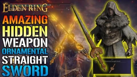 Elden Ring: AMAZING HIDDEN WEAPON! "Ornamental Straight S...