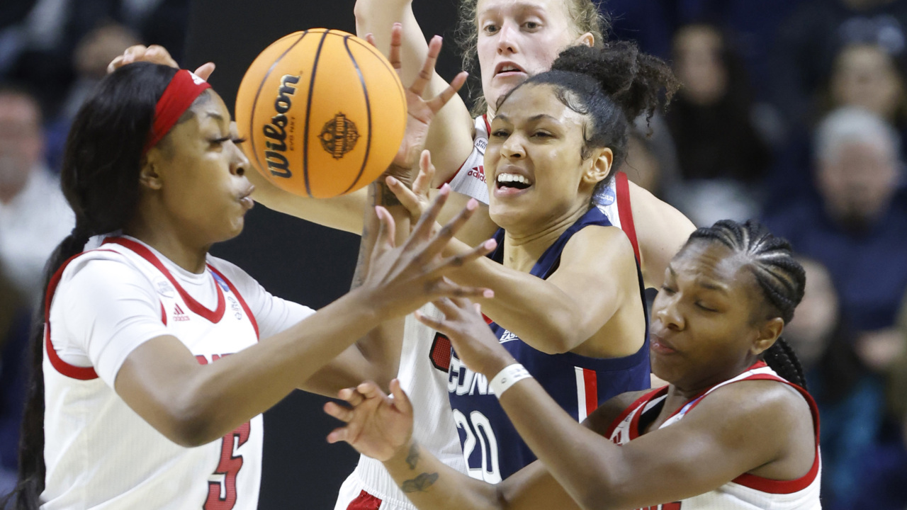 Photos NC State battles UConn in NCAA Women's Basketball Elite 8