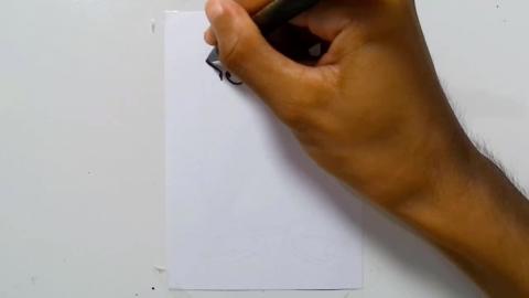 Draw Graffiti cartoon-penguin v3 shorts
