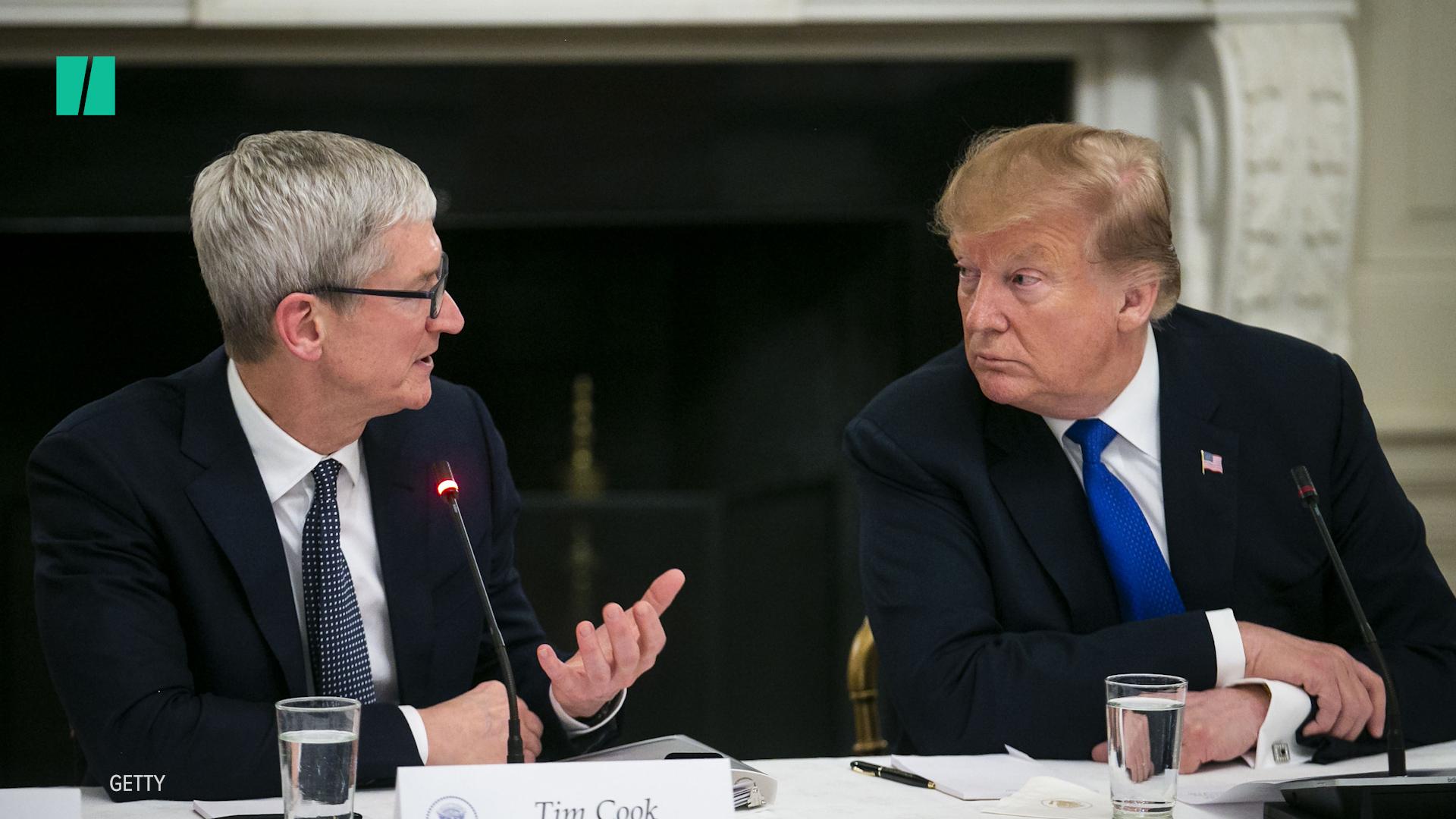 Tim WHO?!?! Trump's Weird Moment With Apple CEO Tim Cook Takes Twitter ...