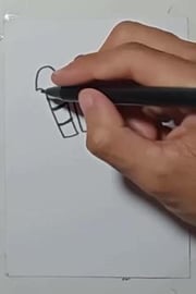 Drawing Graffti Character Smoking Blunt Shorts