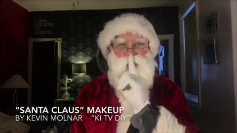 DIY Santa Makeup Transformation