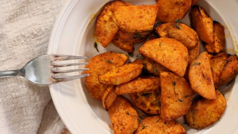 Air Fryer Sweet Potatoes