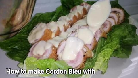 TasteBuds132 _ HOW TO MAKE CORDON BLEU WITH WHITE SAUCE