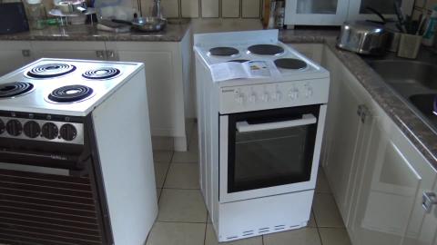 Unit renovations, new stove & lights. Husky's just like a...