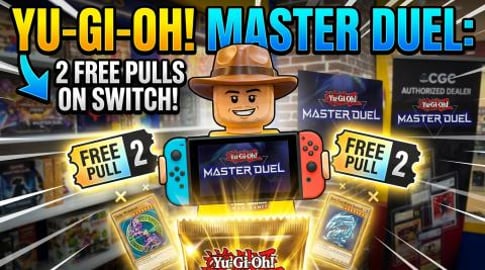 YuGiOh Master duel opening 2 free pulls on the nintendo s...
