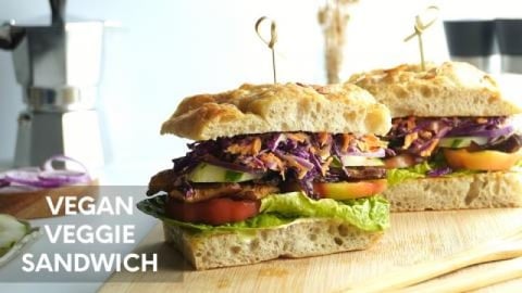 Gourmet Veggie Sandwich