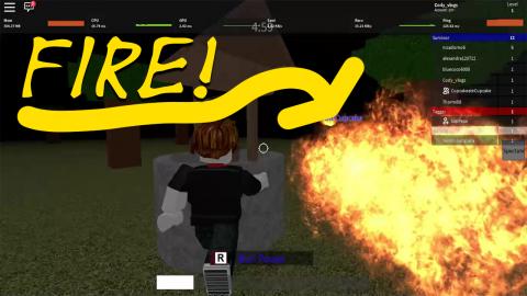 FIRE TAG in Roblox!