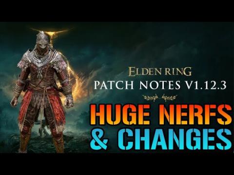 Elden Ring: NEW Update Nerfs Alot Of Weapons & More! v1.1...