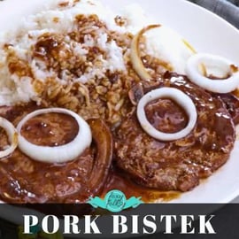 Easy Pork Bistek | Filipino Pork Steak with Soy Sauce & C...