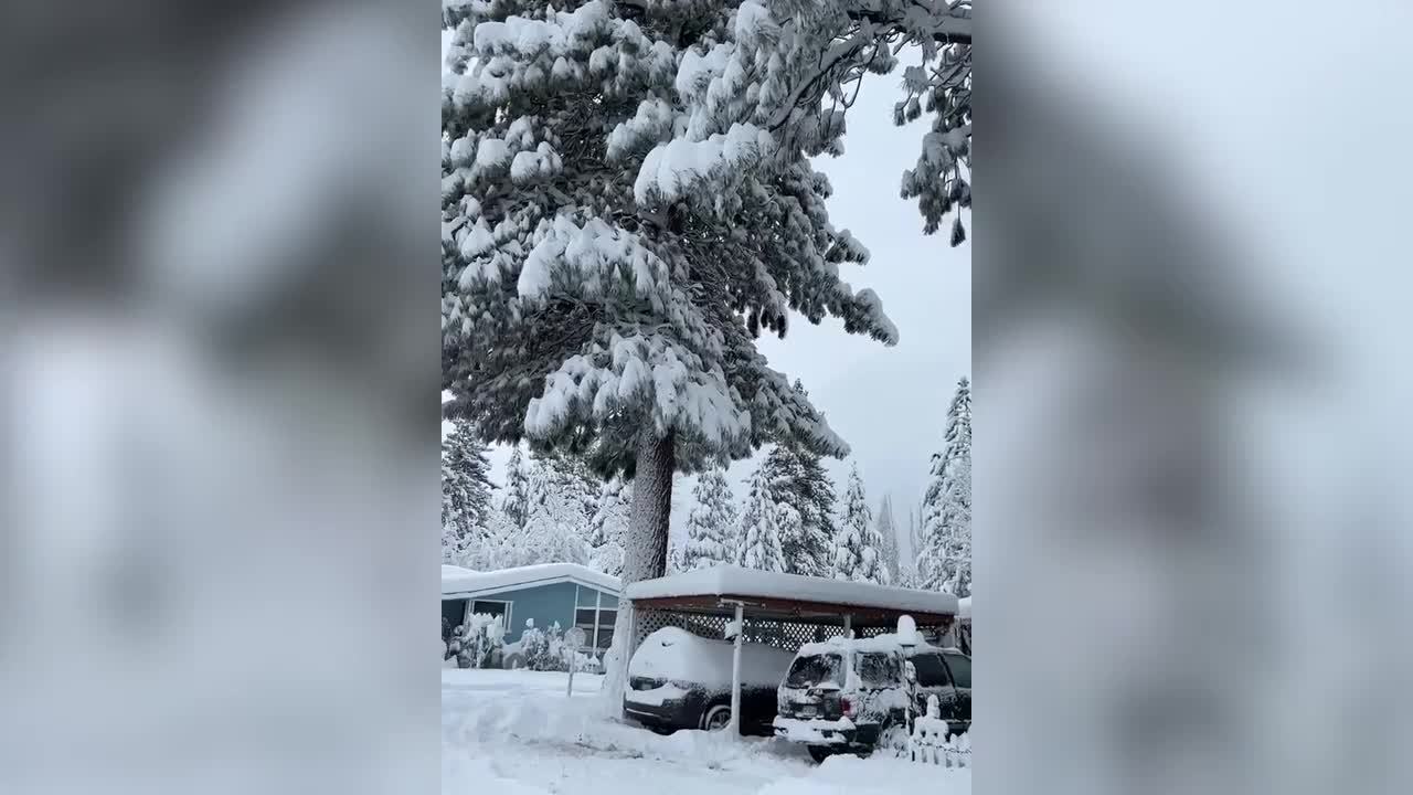 See Lake Tahoe CA Buried Under More Than 2 Feet Of Snow | Sacramento Bee