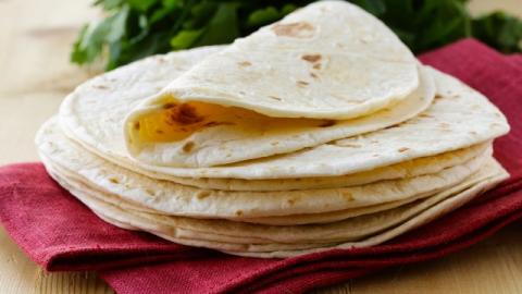 Flour Tortillas With Meat Filling