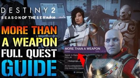 Destiny 2: More Than A Weapon! Steps 1-9 FULL QUEST GUIDE...