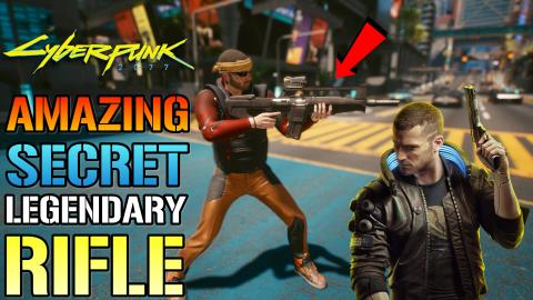 Cyberpunk 2077: Amazing SECRET Legendary Rifle The NOWAKI...
