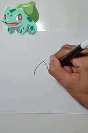 Drawing Pokemon Bulbasaur