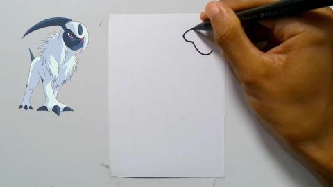 Drawing Pokemon Absol