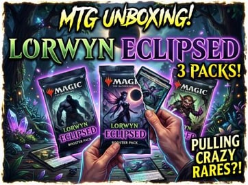 MTG Opening 3 Lorwyn Eclipsed booster packs! 2 Special Gu...