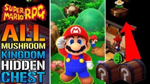 Super Mario RPG: All Mushroom Kingdom "Hidden Chest" Frog...