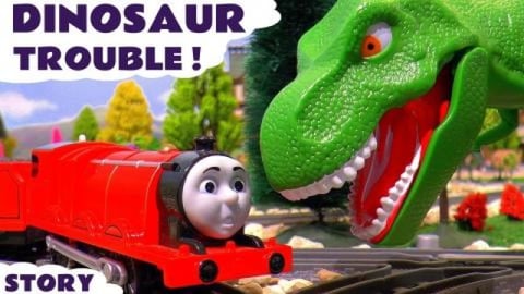 Thomas and Friends James Dinosaur Trouble 