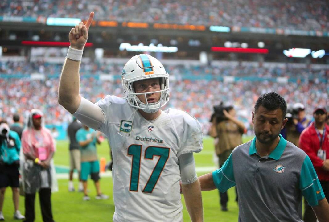 Miami Dolphins QB Ryan Tannehill: No pressure, just urgency to get offense  in gear