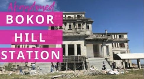 ABANDONED BUILDINGS IN CAMBODIA! Bokor Hill Station explo...